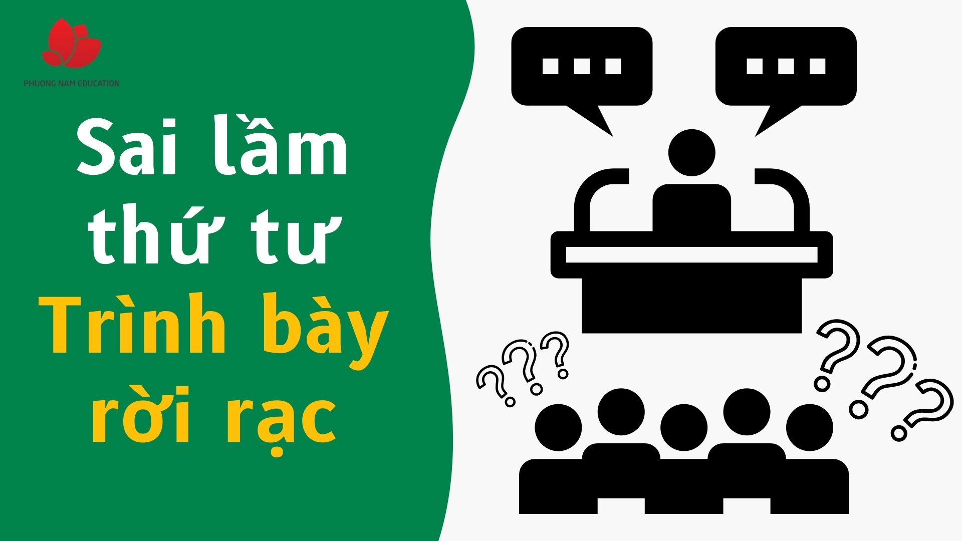 Trình bày mạch lạc là một điểm cộng rất lớn.