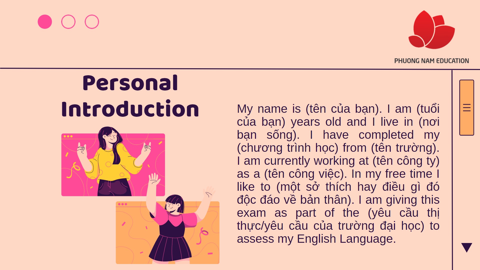 Mẫu giới thiệu bản thân