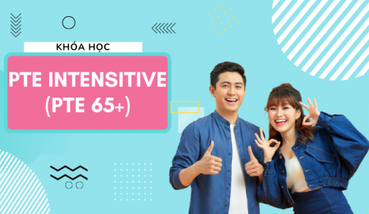 Khóa học PTE Intensive Online (PTE 65+)